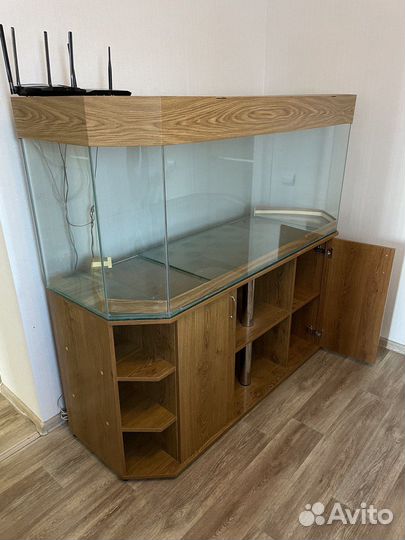 Аквариум террариум на 500 литров с тумбой