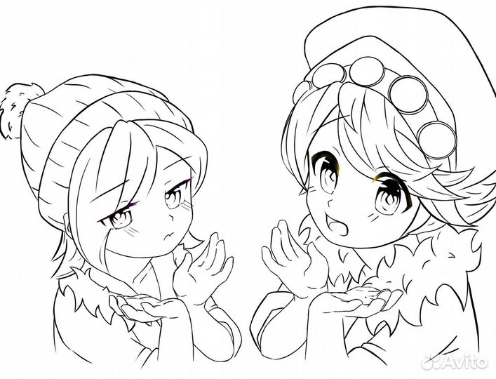 Рисунки на заказ, аниме арт