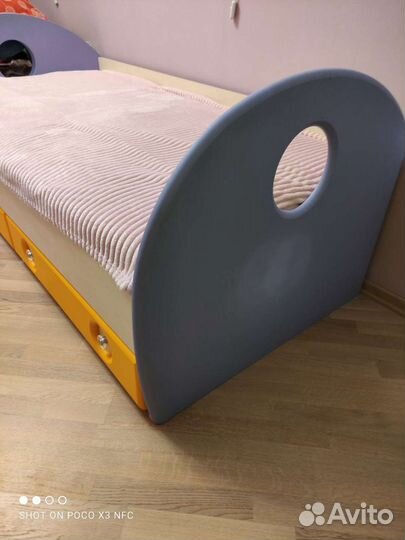 Детская кровать с матрасом Снайт