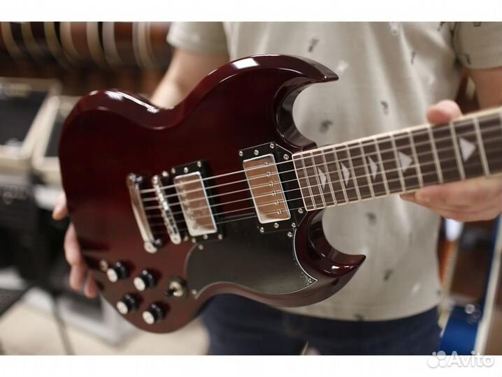 Prodipe jmfgs300wrnc Электрогитара GS300, красная