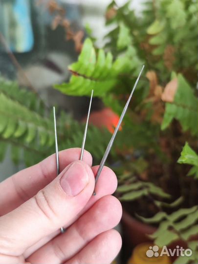 Иглы для рутинга(прошивка волос) вилка