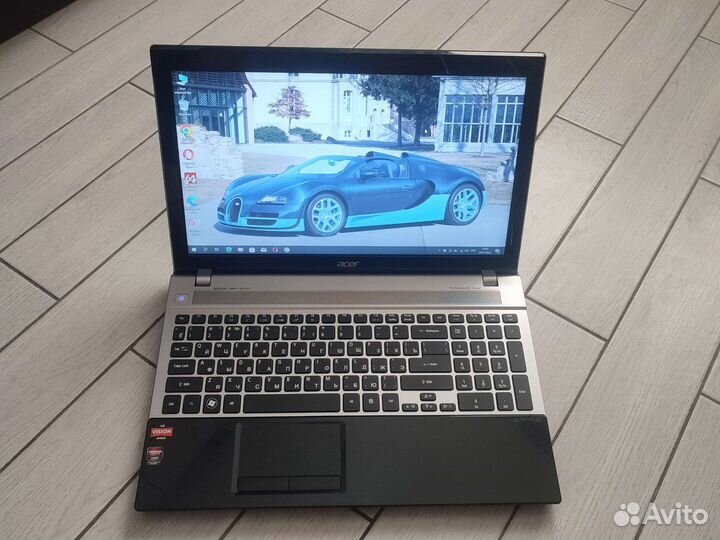 Acer V3-551G A6-4400m/3.2+HD 7670m/240ssd/6gb ddr3