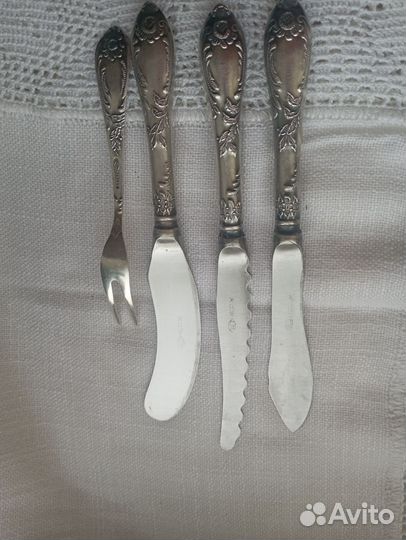 Нож для масла, багета, рыбы, вилка зиш Классика