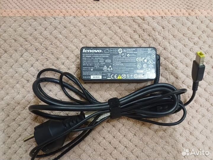 Оригинальное зарядное устройство для Lenovo