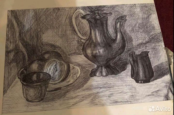 Картина Инь-янь, акрил