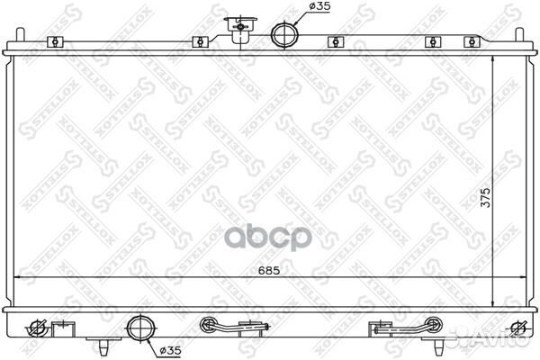 Радиатор системы охлаждения АКПП Mitsubishi