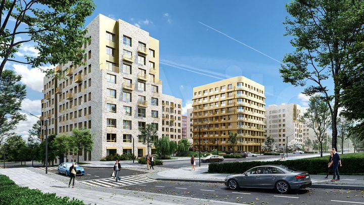 2-к. квартира, 71,8 м², 8/10 эт.