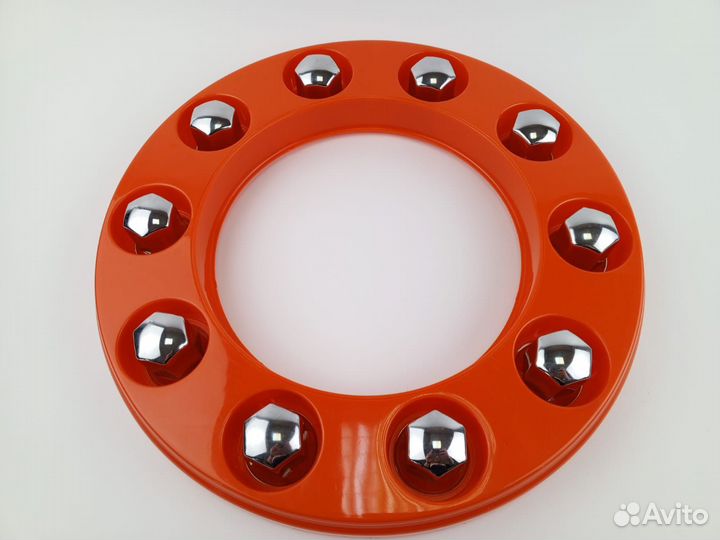 Колпаки с колпачками хром (к-т на 2 колеса)