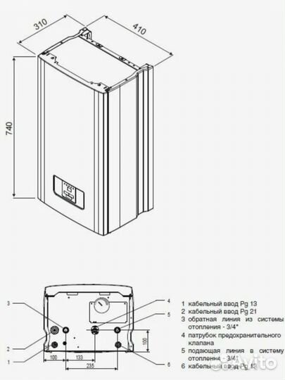 Электрический котел Protherm Скат 9 кВт