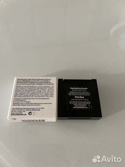 Bobbi brown пудра- хайлайтер Pink glow 4 г