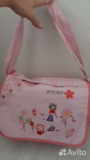 Сумки школьные через плечо для девочек подростков