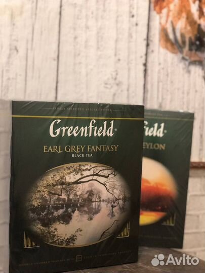 Чай Гринфилд Голден Цейлон Чёрный 100 пакетиков