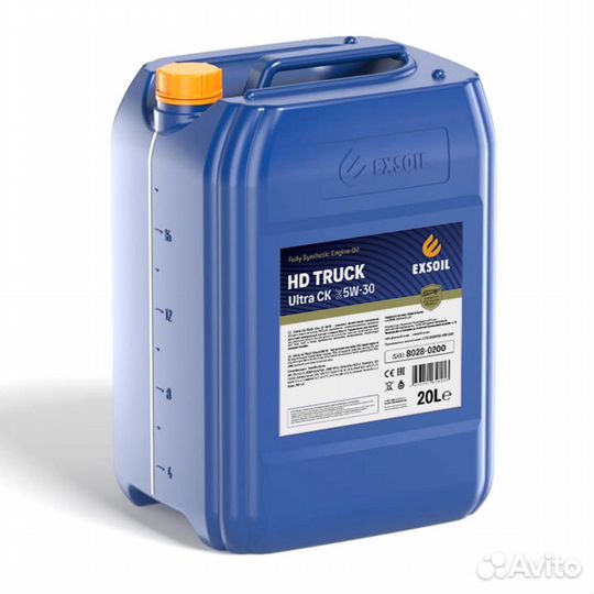 Моторное масло exsoil HD truck Ultra CK 5W-30