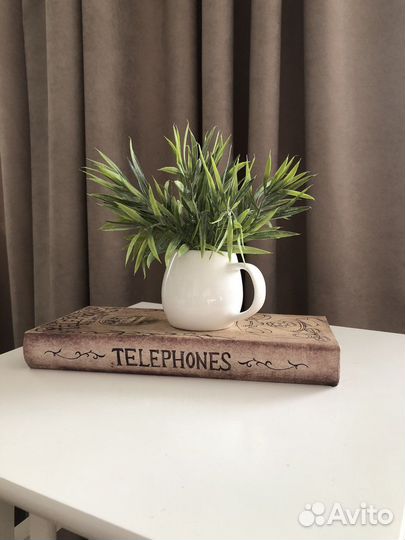 Искусственная трава в горшке, Розмарин