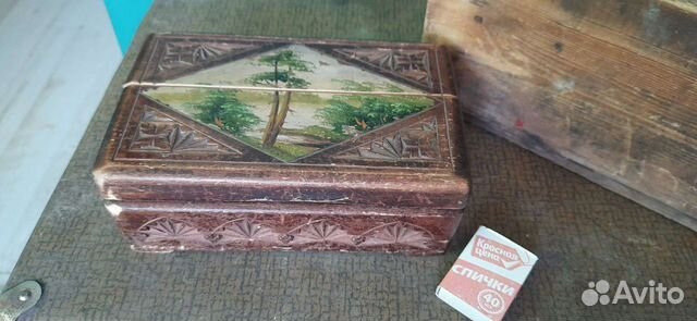Шкатулка деревянная, СССР