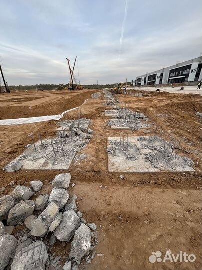 Скусывание, срезка свай до 200шт. в день b-2101