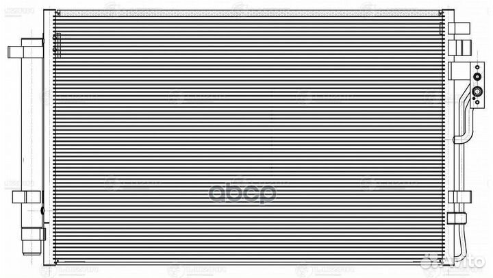 Конденсер KIA sorento 09- 2.4I/3.5I lrac0822 luzar