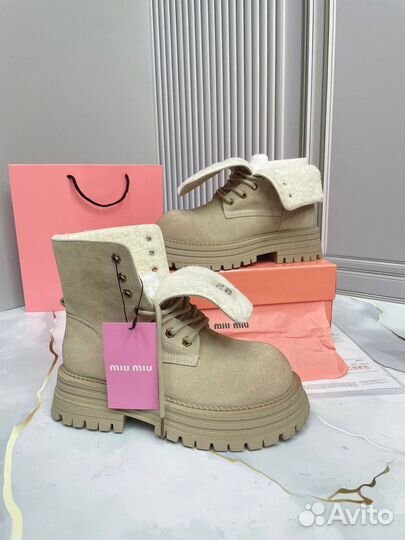 Ботинки женские зимние от MIU MIU