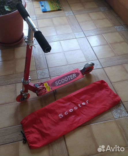 Самокат детский двухколесный бу