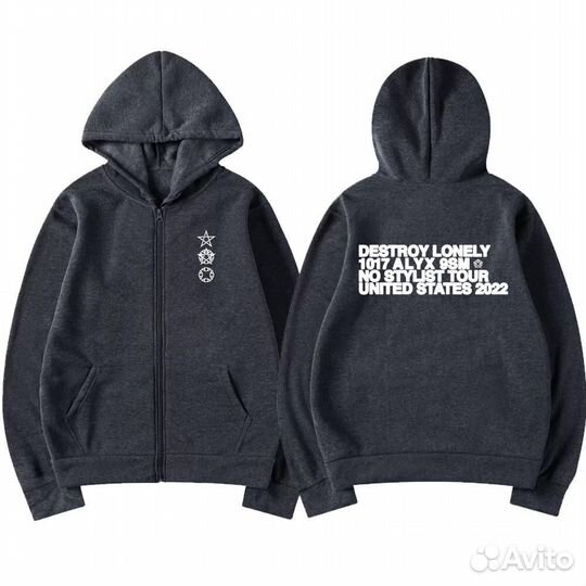 Zip hoodie Destroy Lonely Alyx