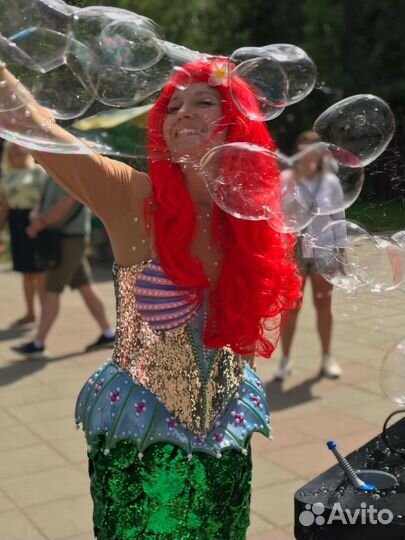 Диско с мыльными пузырями