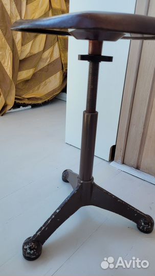 Стул круглый для пианино, винтовой