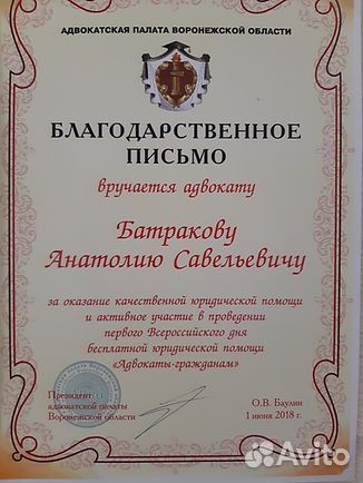 Адвокат по гражданским и уголовным делам