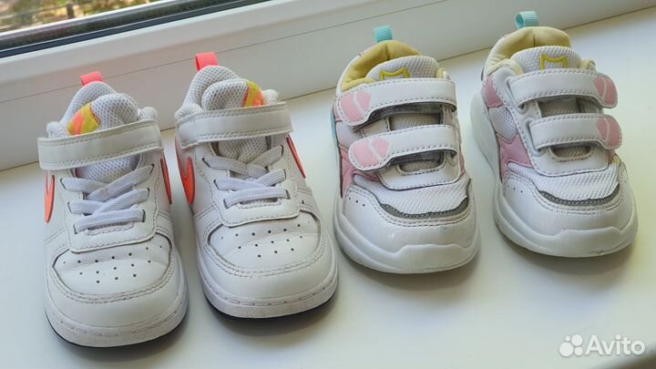 Кроссовки nike и котофей 23 для девочки