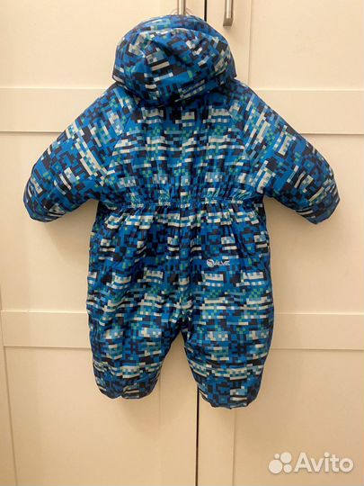 Комбинезон зимний/демисезонный 68р на 6мес+2шапки