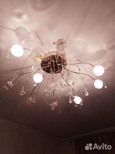 Люстра потолочная с пультом