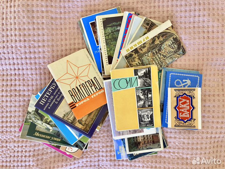 Наборы открыток СССР. Города
