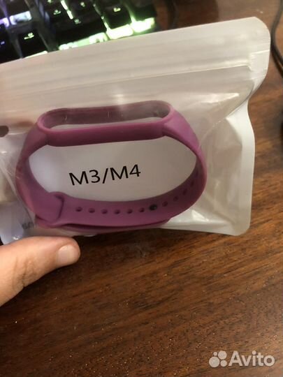 Ремешок на xiaomi mi band 7 Purple