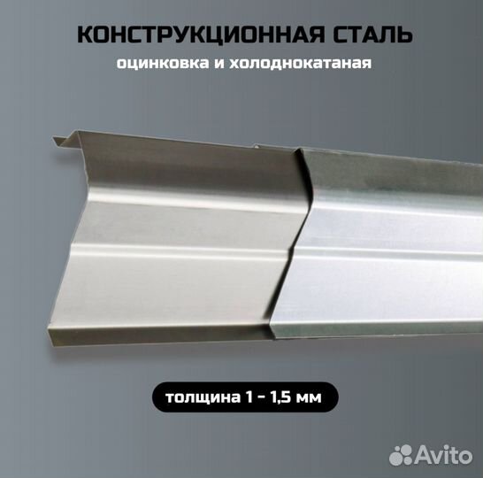 Пороги кузовные Mitsubishi Airtrek 1