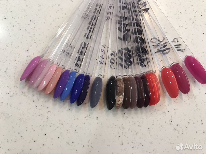 Гель лаки для маникюра набор бу