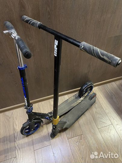 Самокат взрослый и кастомный трюковой