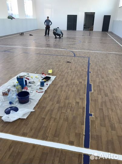 Укладка напольных покрытий / Наливной пол