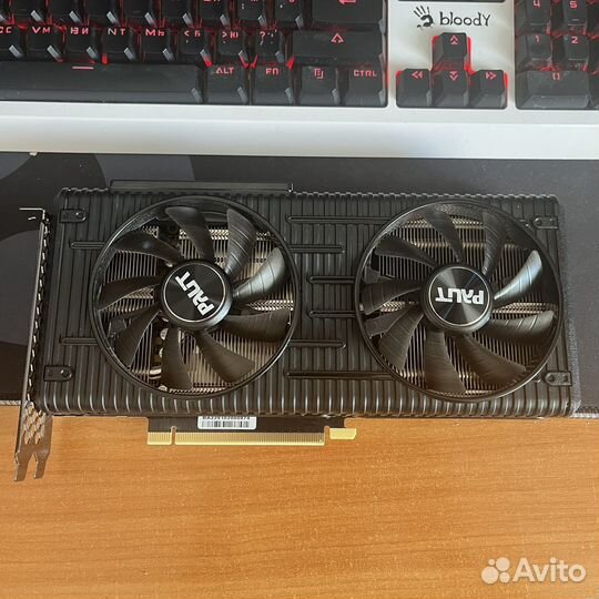Видеокарта GeForce RTX Palit 3060TI Dual OC 8Gb
