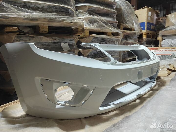 Бампер передний 2191 Гранта лифтбэк Белое облако