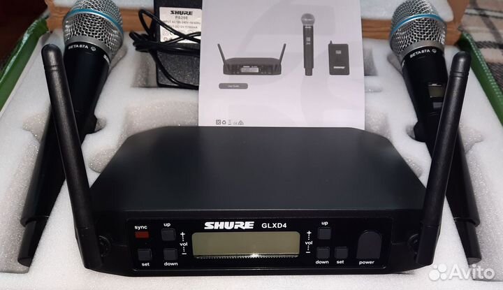 Микрофоны Shure Beta 87A 2шт Вокальные Радио New