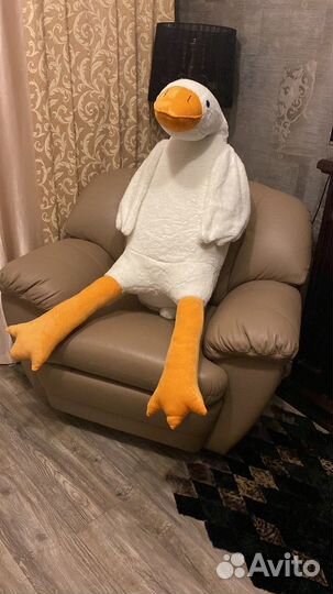 Мягкая игрушка Большой белый гусь