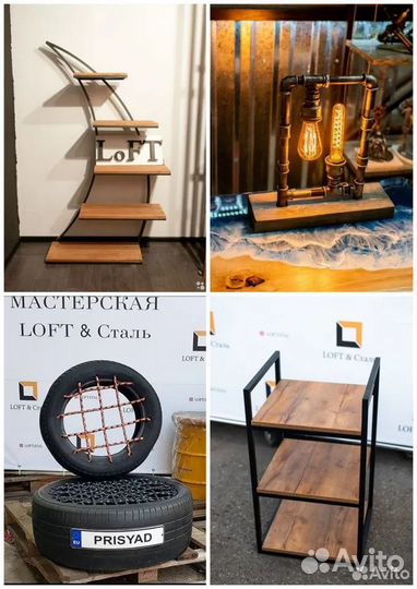 Производство мебели и декора на заказ