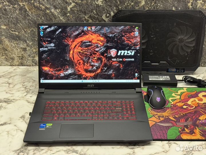 MSI 17.3 144Hz RTX 3050/16Ram/I5 12x/SSD