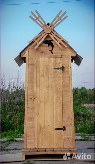 Дачный туалет с установкой ELE1001