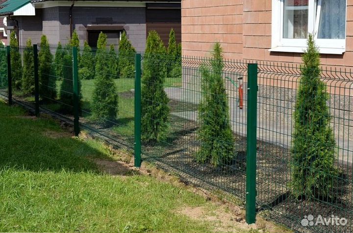 Забор сетка 3D