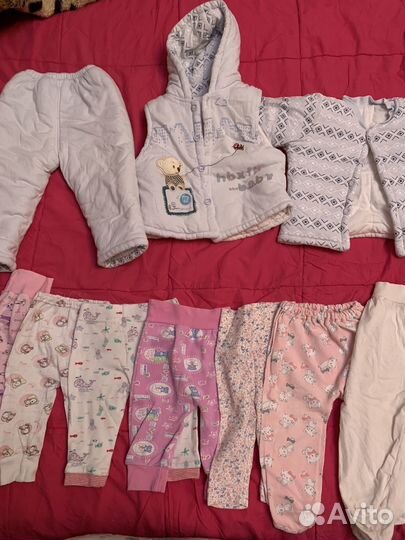 Детские вещи от 1мес-3х девочке