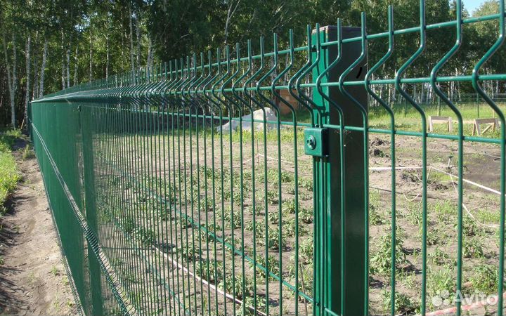 Сетка для забора, сетка гиттер 3д