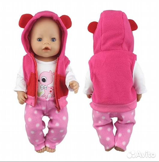 Одежда для куклы baby born/ 40-45 см