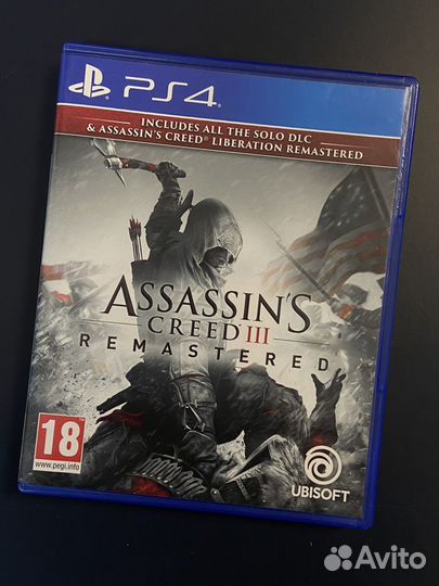 Assassins Creed 3 Remastered ps4 (Русская версия)
