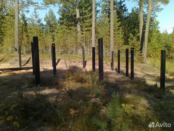 Установка винтовых свай