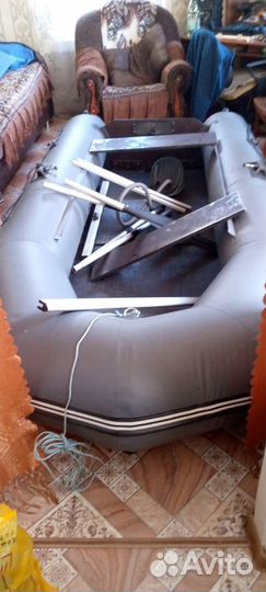 Надувная лодка под мотор килевая